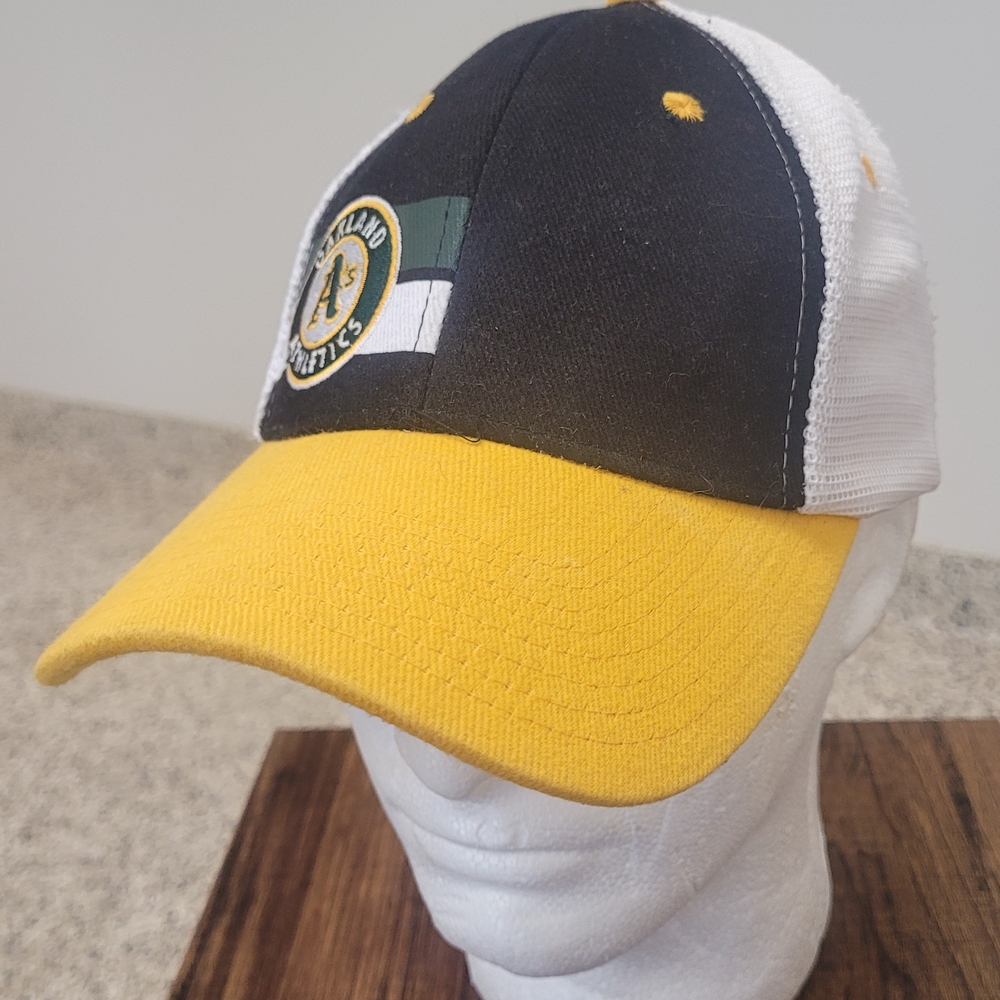 Oakland Athletics Black and Yellow Oakland Athletics Mesh Cap